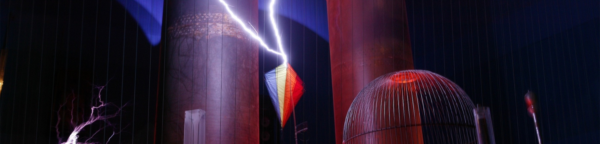 electricity exhibit in the museum of science