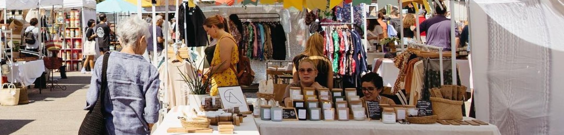 vendors at a market