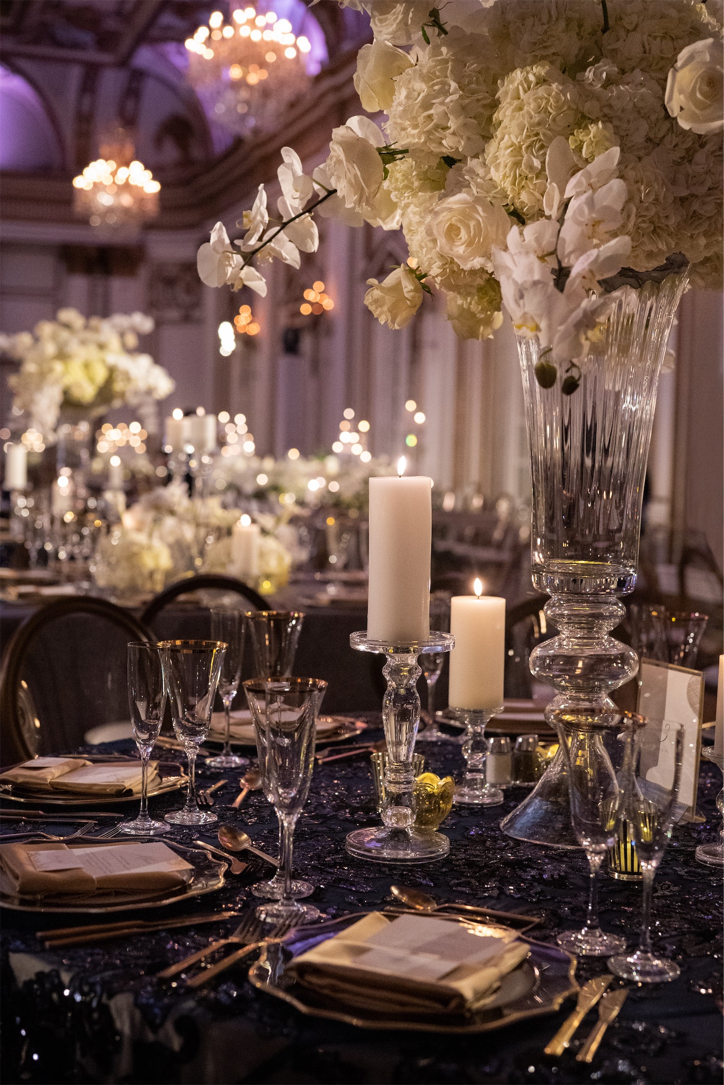close up of table setting