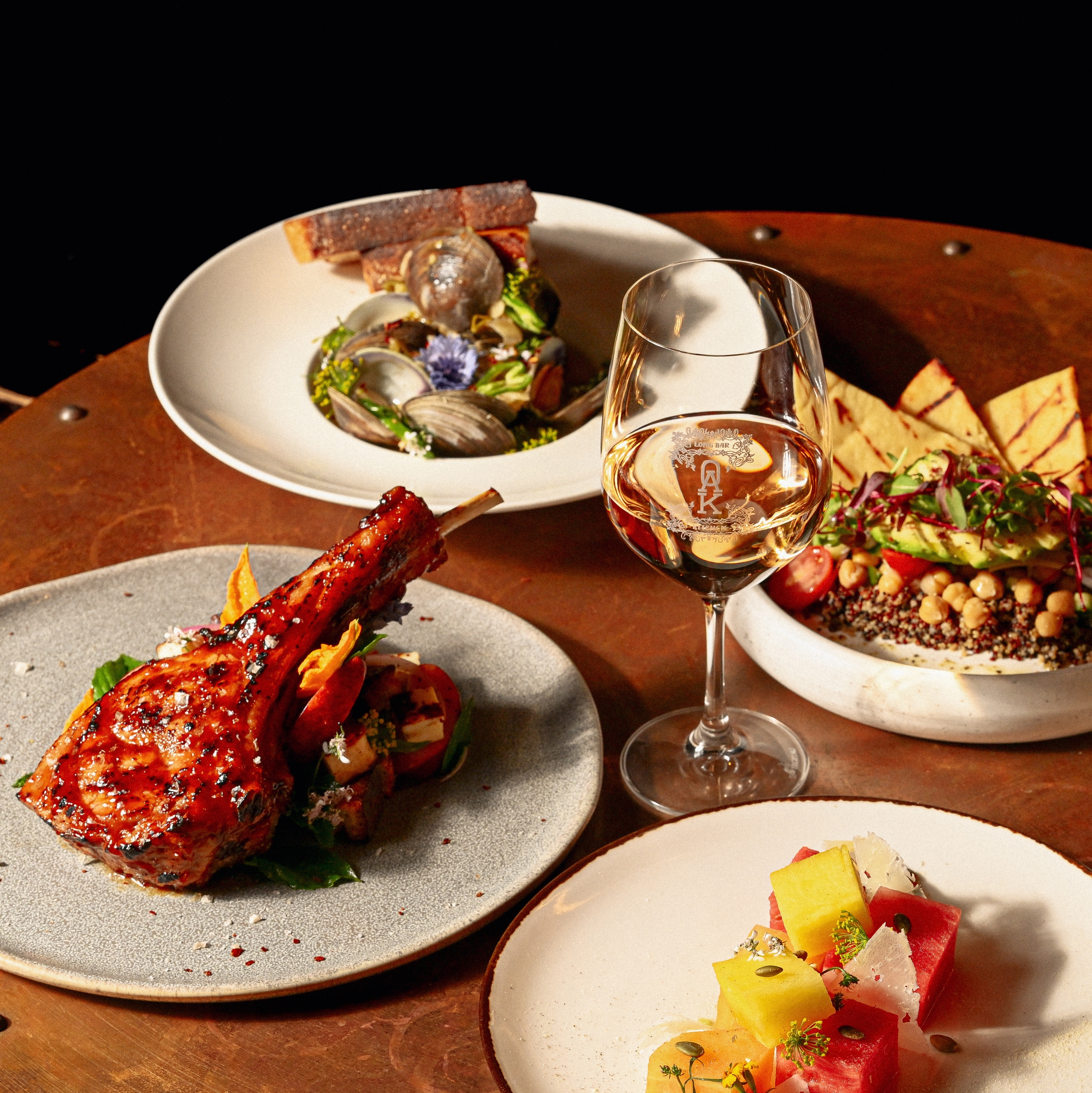 OAK Long Bar + Kitchen Fairmont Copley Plaza