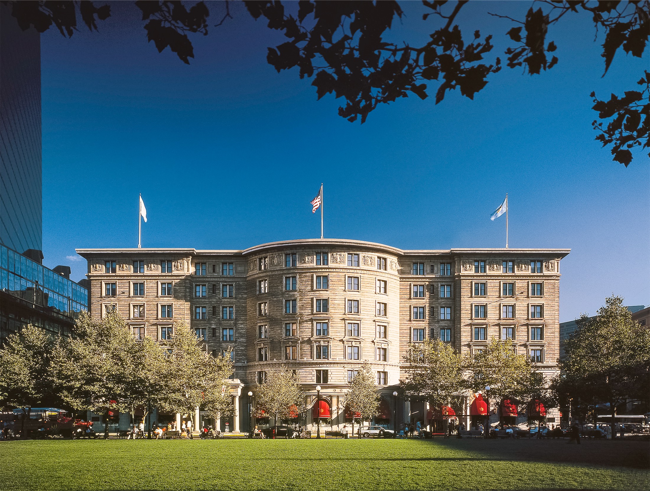 exterior shot of copley plaza